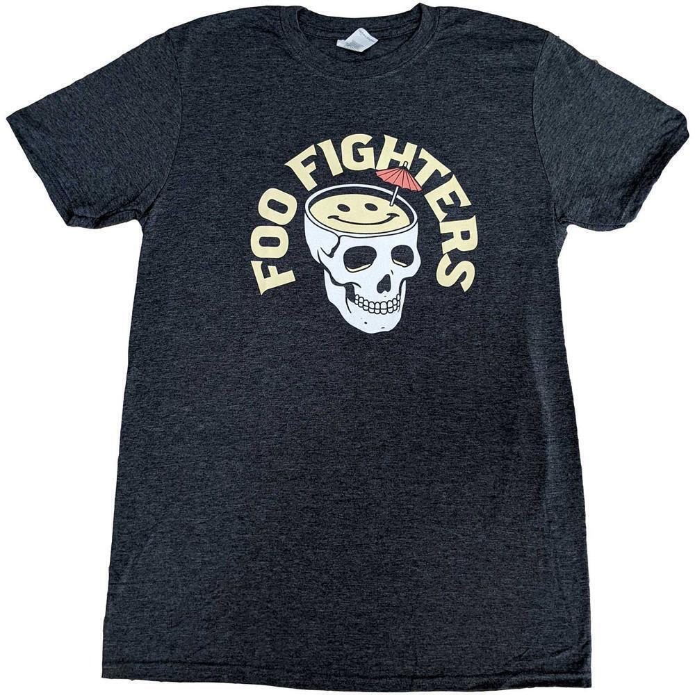 Foo Fighters Unisex T Shirt Skull Cocktail